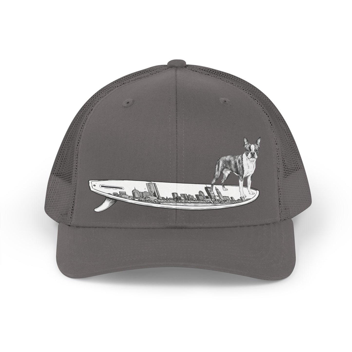 Boston Terrier gift idea — surf hat for dog lovers — Buddy the Swell Dog