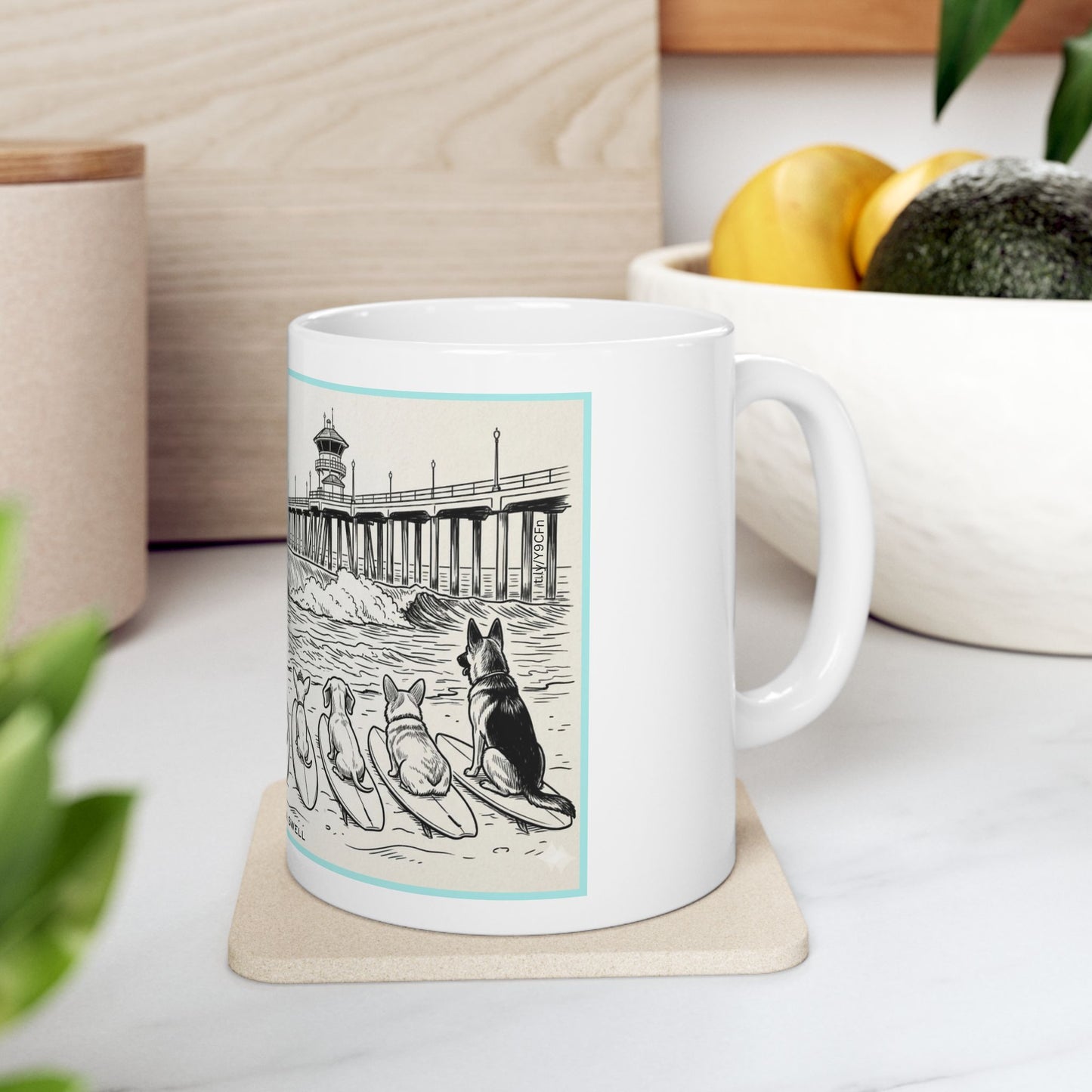 Waiting for a Swell Heat One 11 oz Coffee Mug