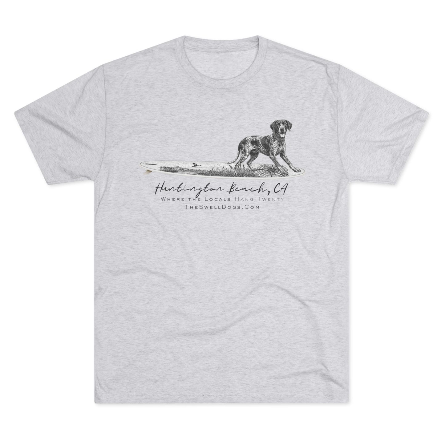German Shorthaired Pointer Point Break Surfboard HB Edition T-Shirt