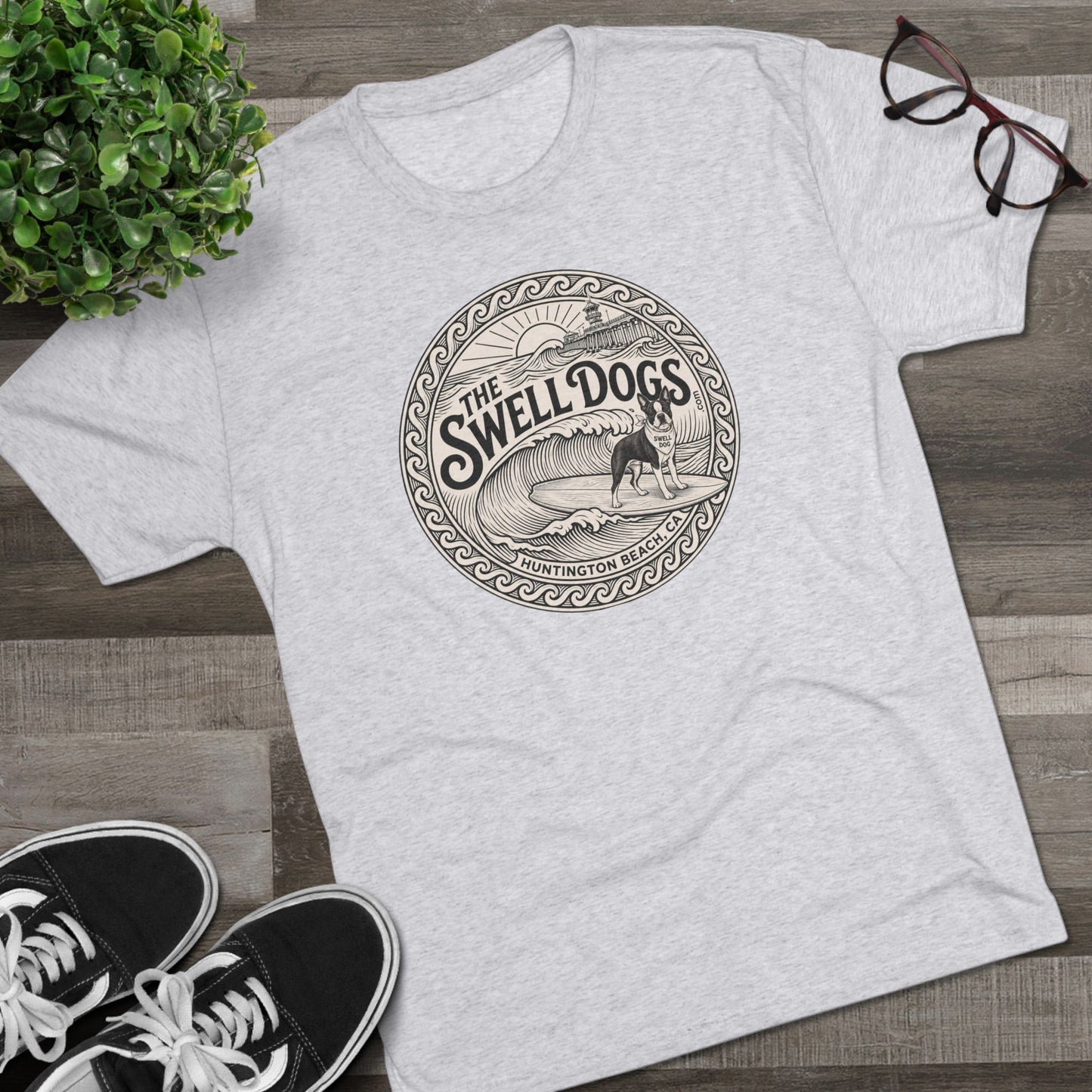 Boston Terrier Swell Dogs T-Shirt