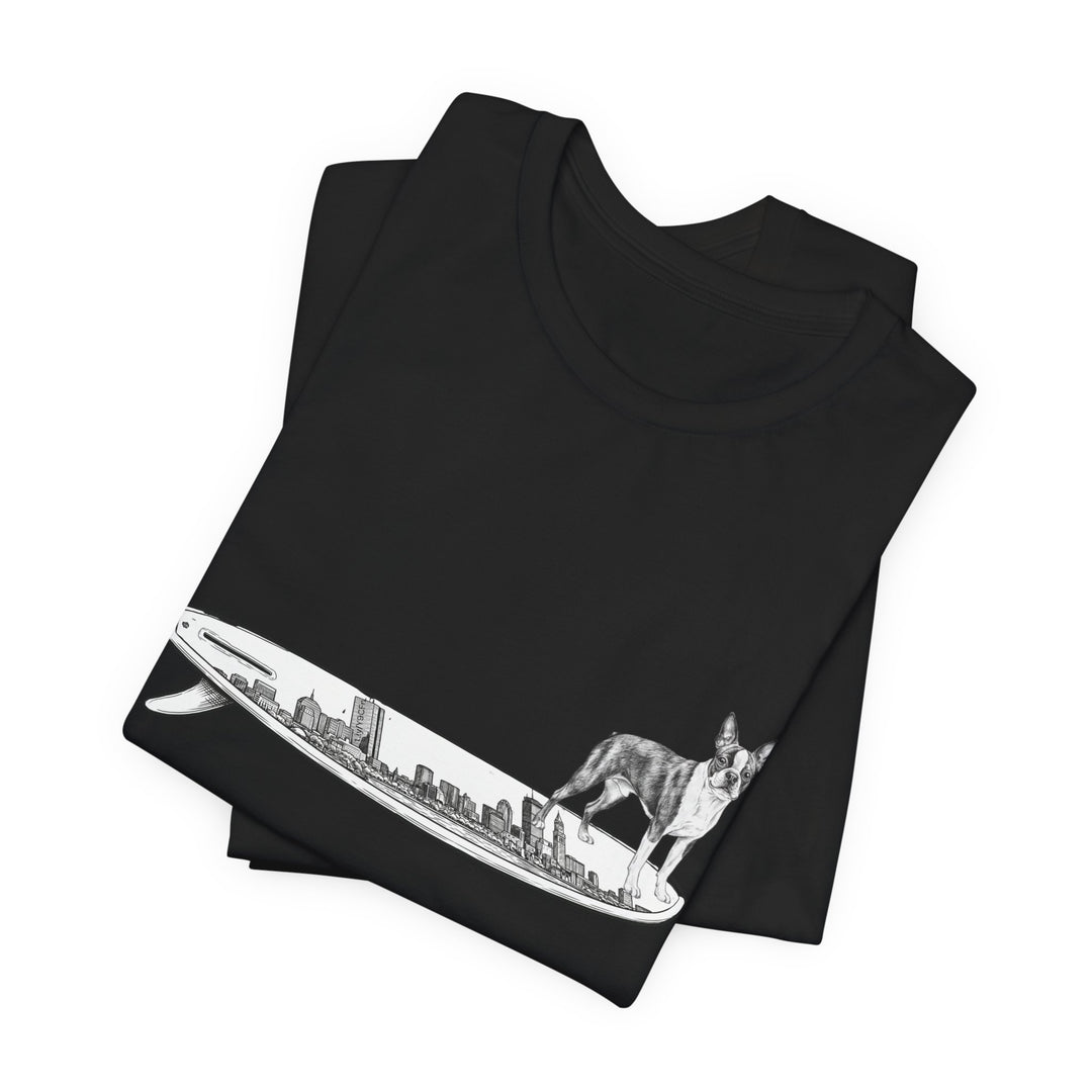 Boston Terrier Boston Skyline T-Shirt