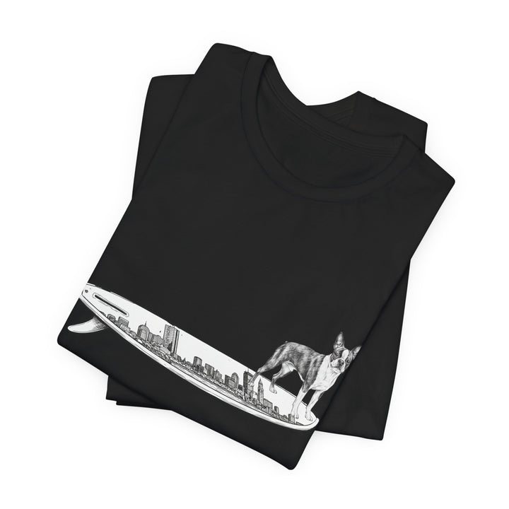 Boston Terrier Boston Skyline T-Shirt