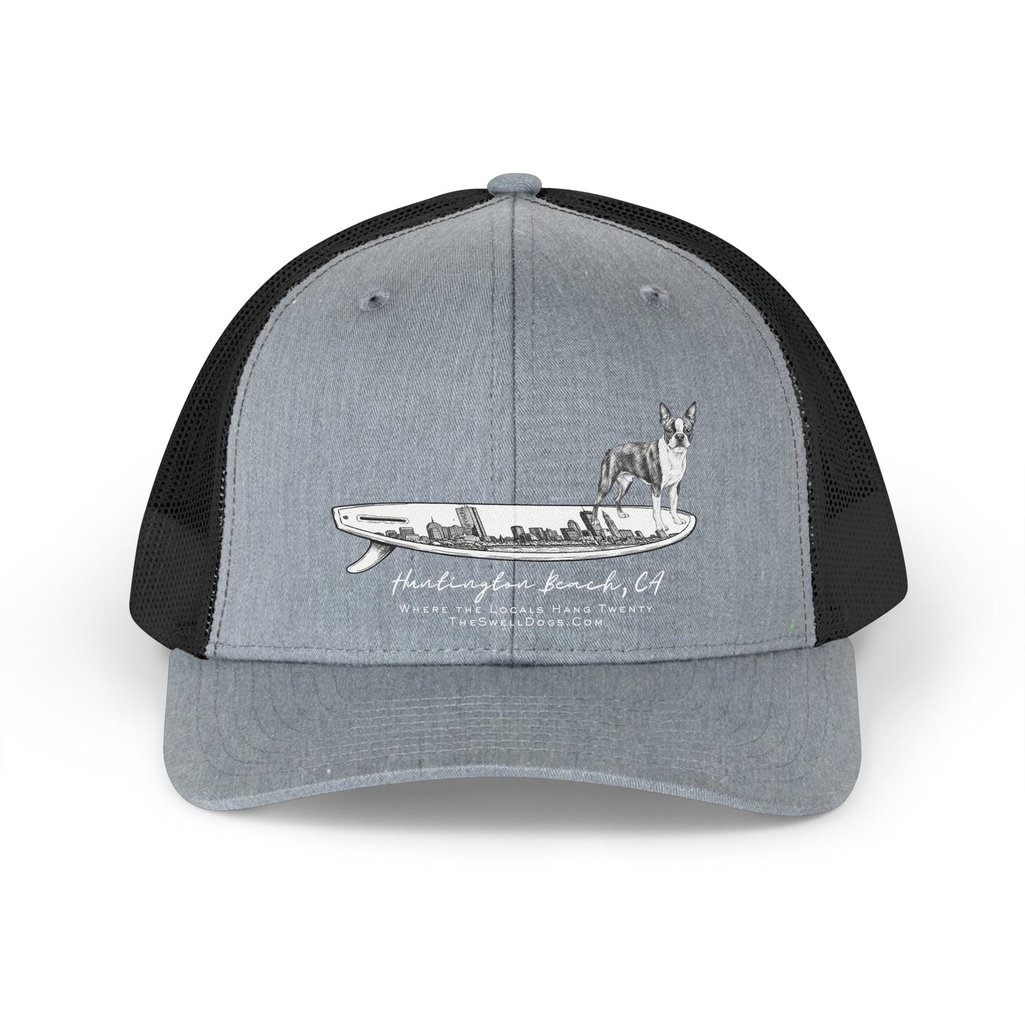 Boston Terrier Boston Skyline HB Edition Trucker Hat