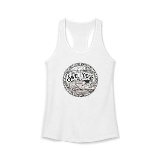 German Shepherd Swell Dogs Racerback Tank