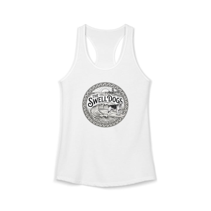 German Shepherd Swell Dogs Racerback Tank