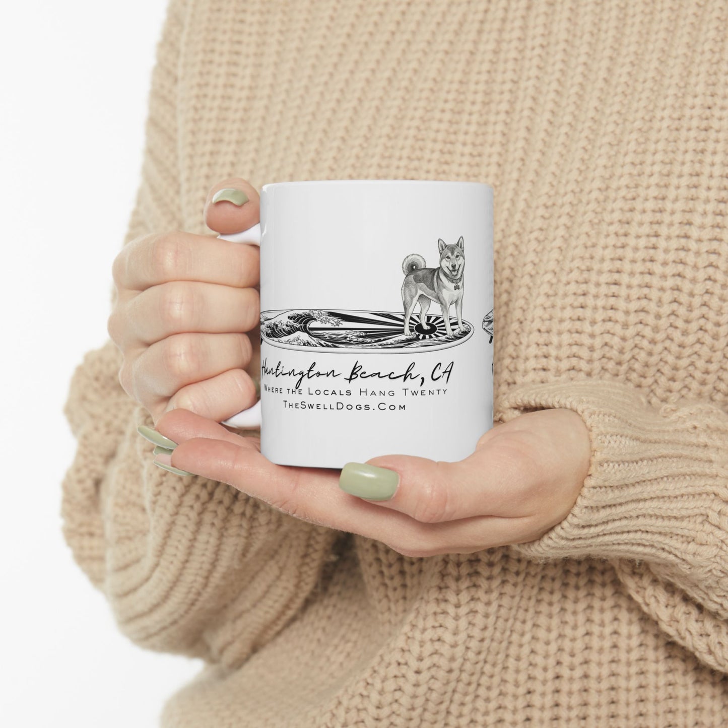Shiba Inu Rising Wave HB Edition 11 oz Coffee Mug