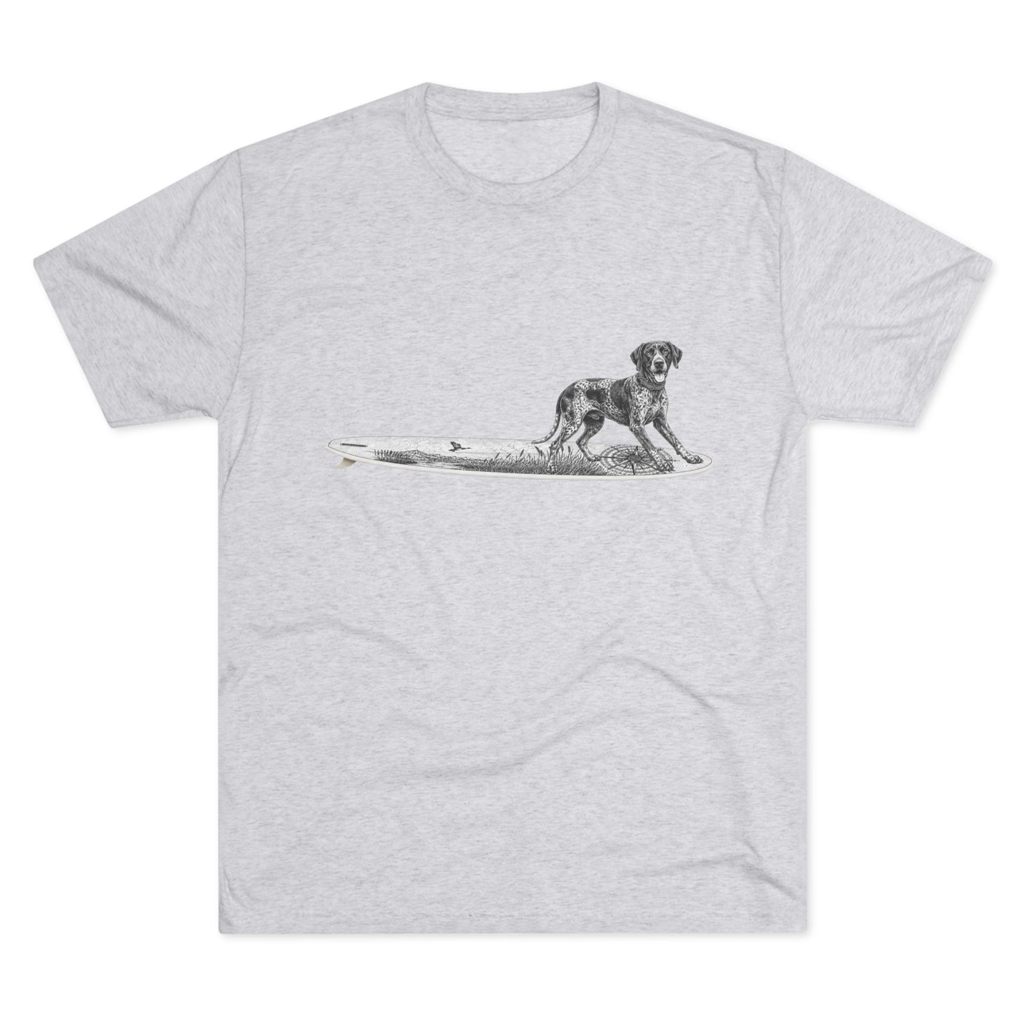 German Shorthaired Pointer Point Break Surfboard T-Shirt
