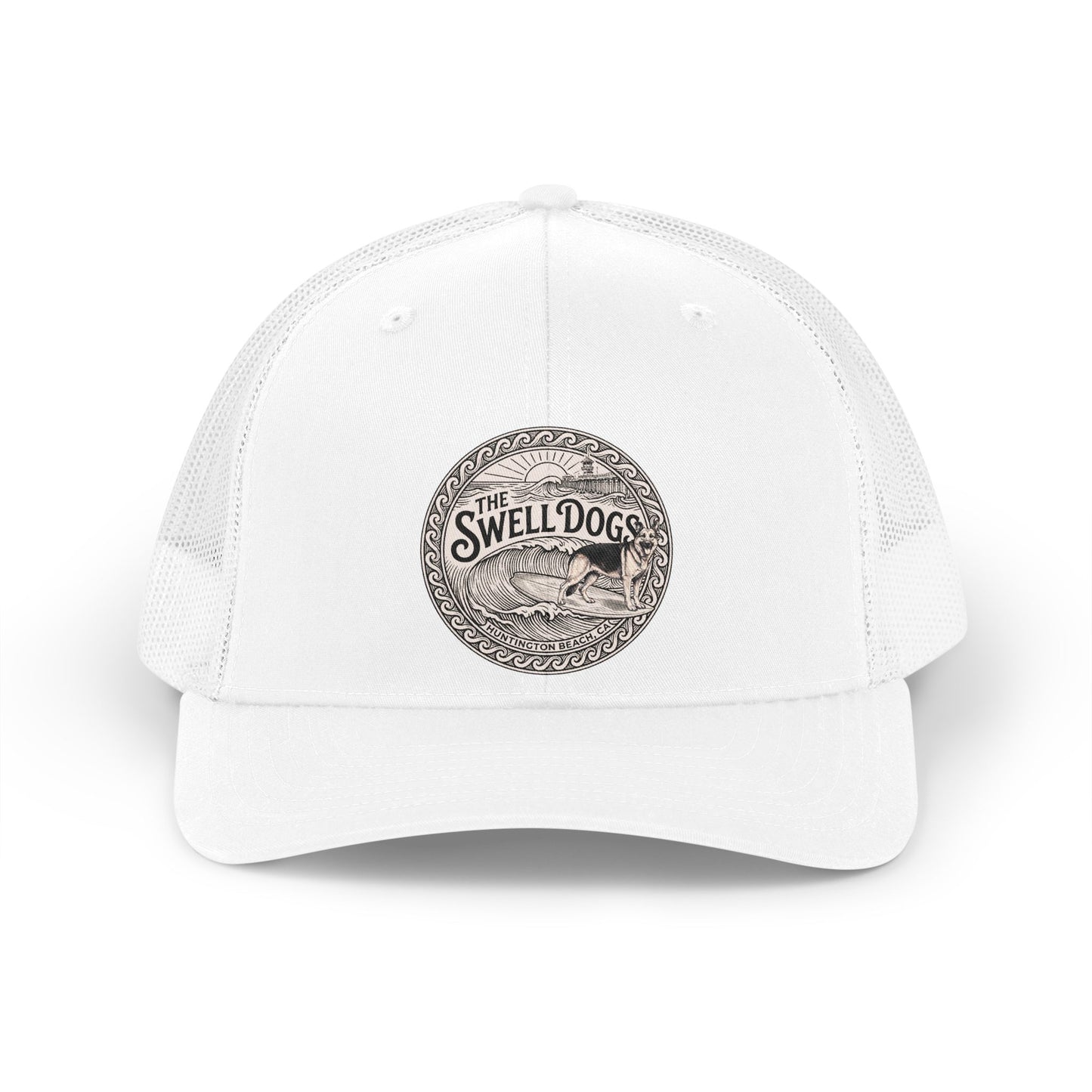 German Shepherd Swell Dogs Trucker Hat