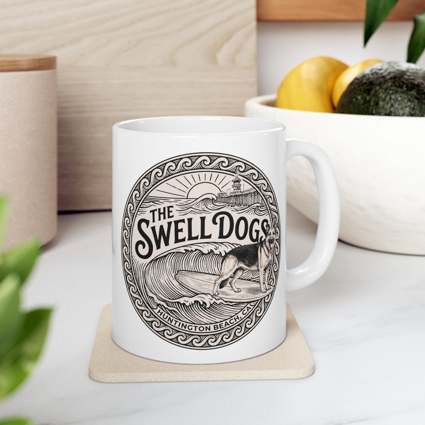 German Shepherd Swell Dogs 11oz Coffee Mug