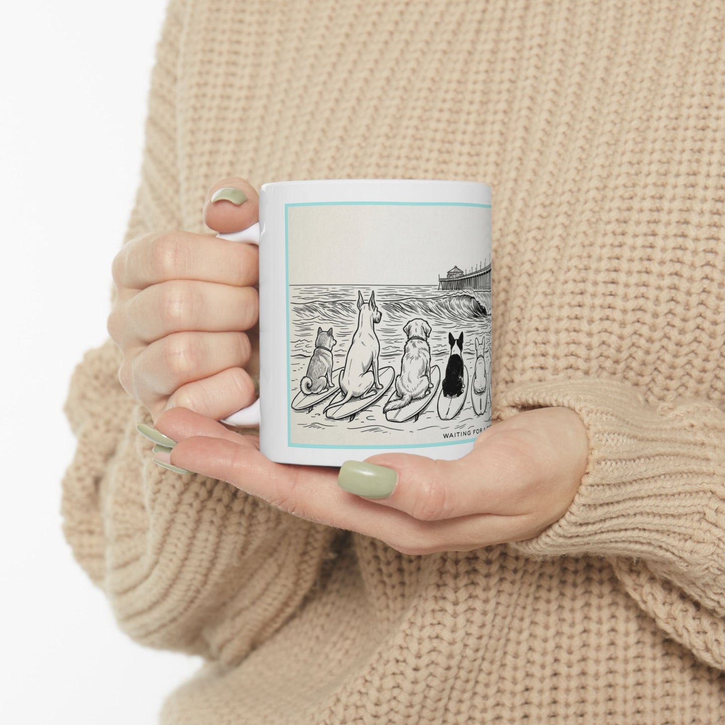 Waiting for a Swell Heat One 11 oz Coffee Mug