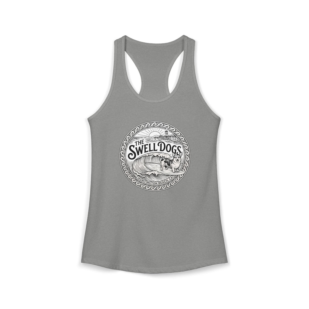 Corgi Swell Dogs Racerback Tank