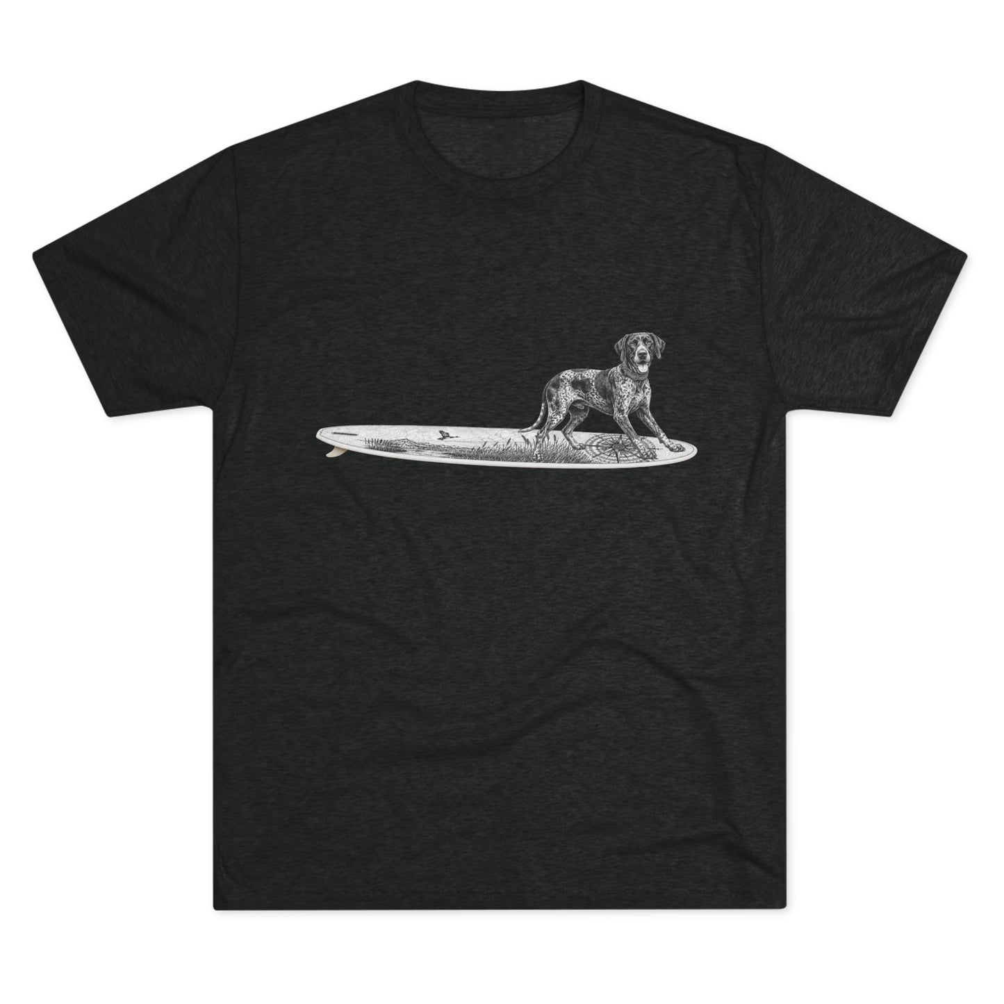 German Shorthaired Pointer Point Break Surfboard T-Shirt