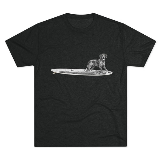German Shorthaired Pointer Point Break Surfboard T-Shirt