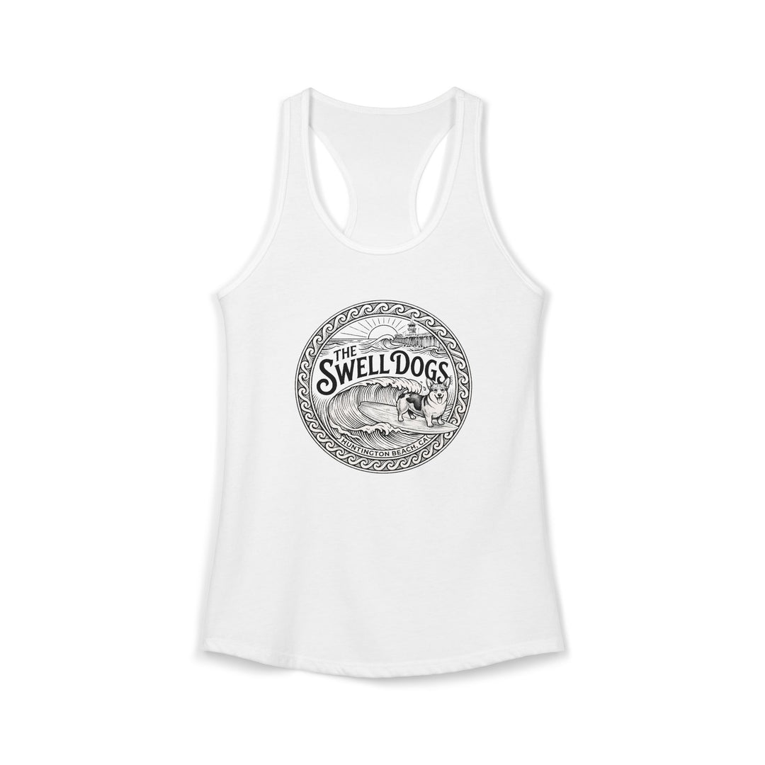 Corgi Swell Dogs Racerback Tank