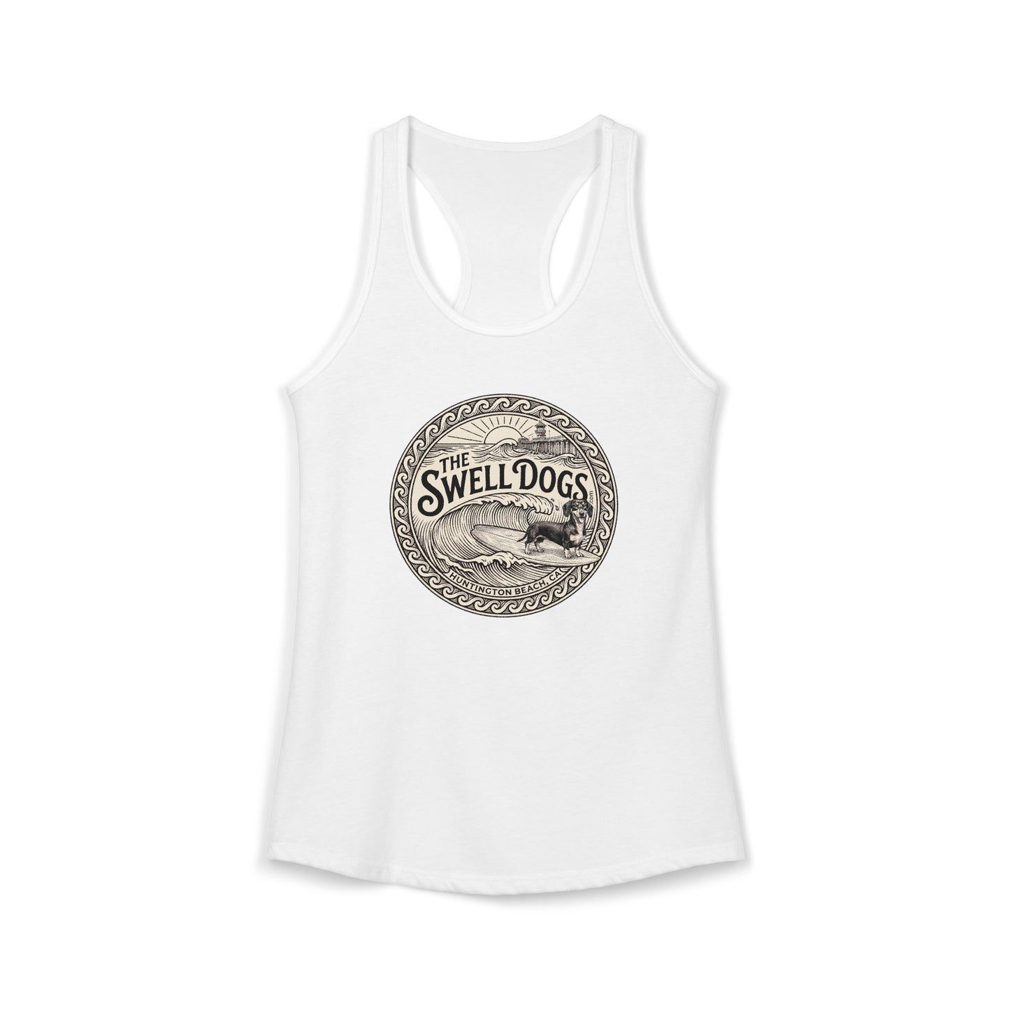 Dachshund Swell Dogs Racerback Tank