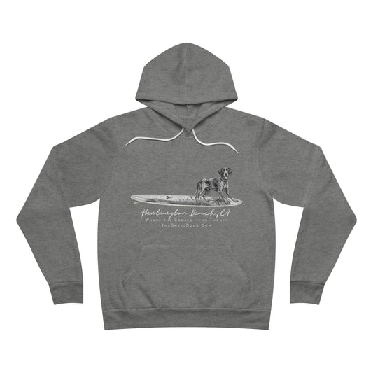 German Shorthaired Pointer Point Break Surfboard HB Edition Pullover Hoodie