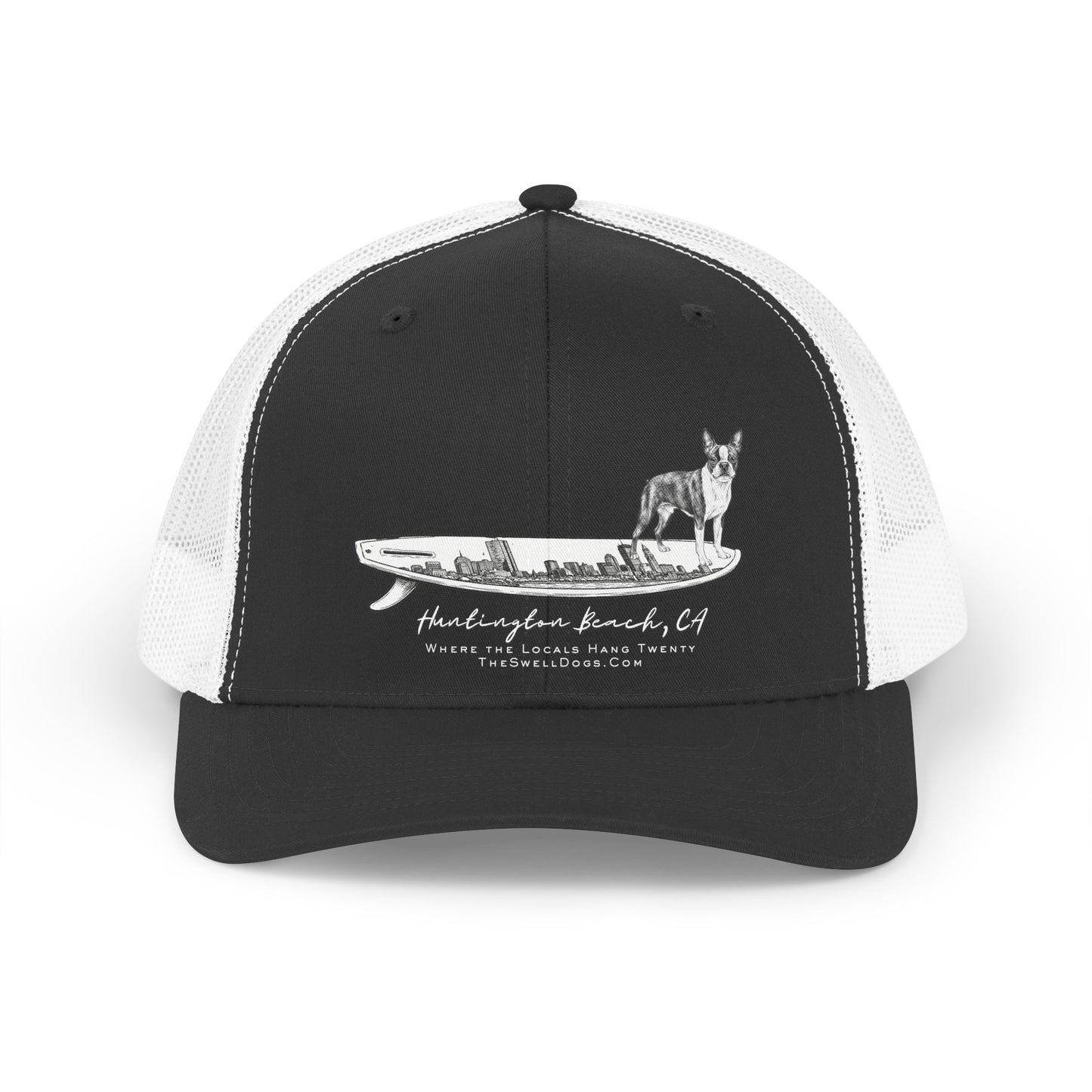 Boston Terrier Boston Skyline HB Edition Trucker Hat