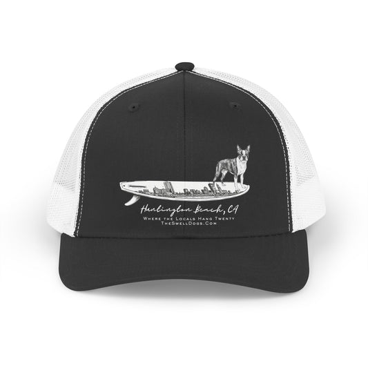 Boston Terrier Boston Skyline HB Edition Trucker Hat