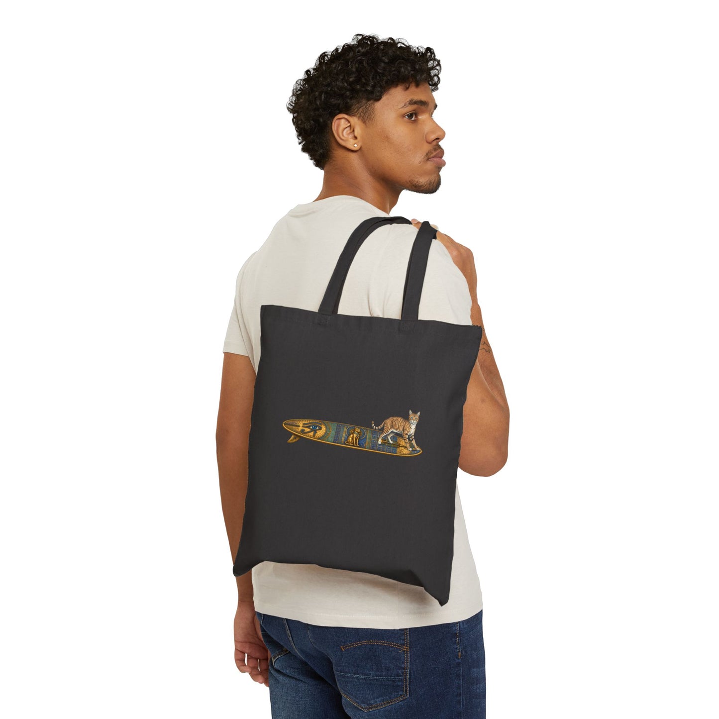 Tabby Cat Empyrean Beach Tote