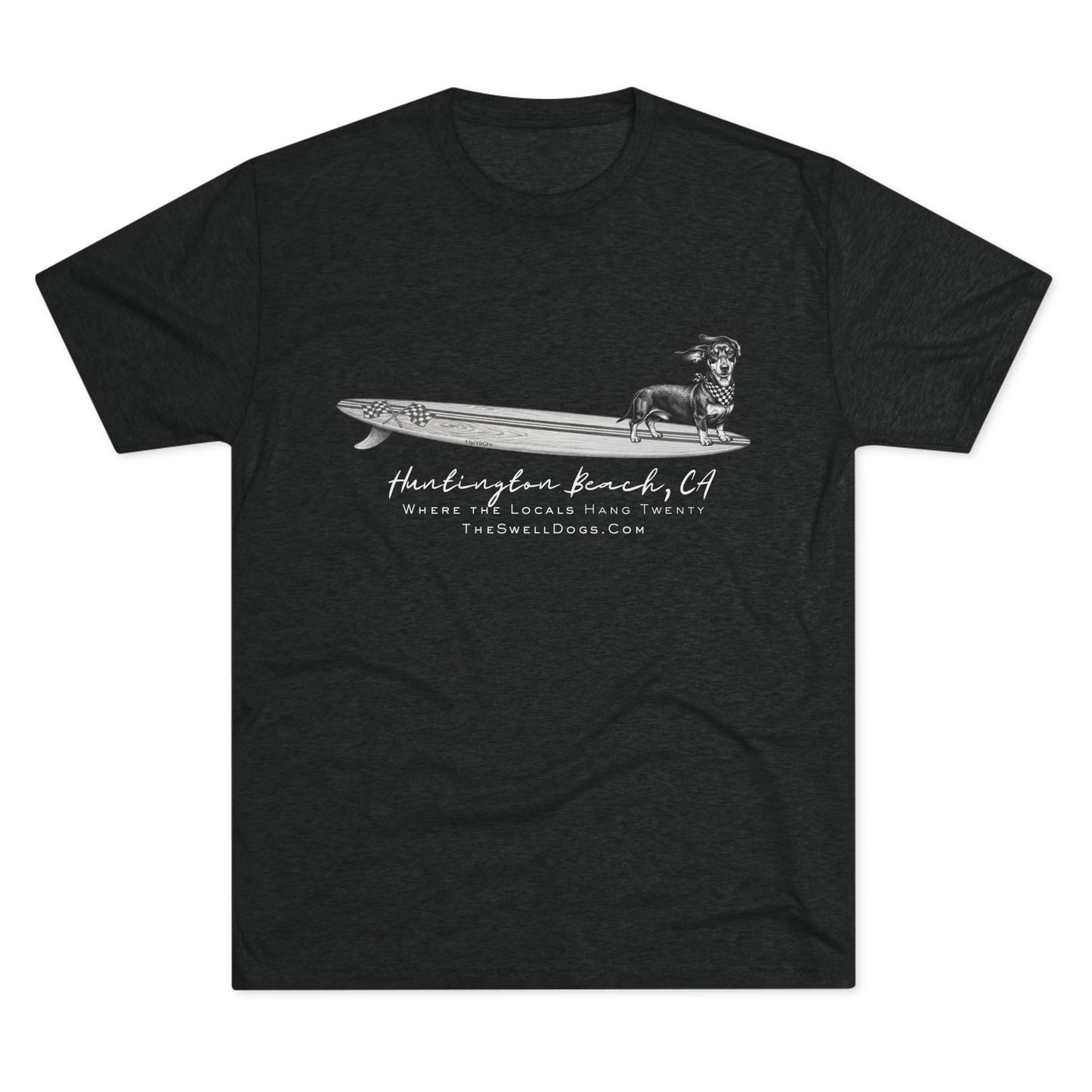 Dachshund Racing Flags HB Edition T-shirt