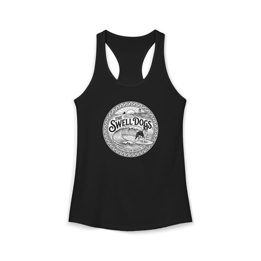 Boston Terrier Swell Dogs Racerback Tank