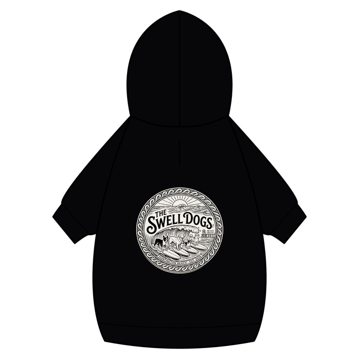The Swell Dogs Pet Hoodie — Cotton Fleece Dog Sweatshirt with Collar Hole