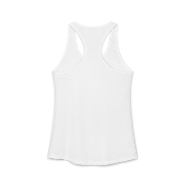 White racerback tank top back