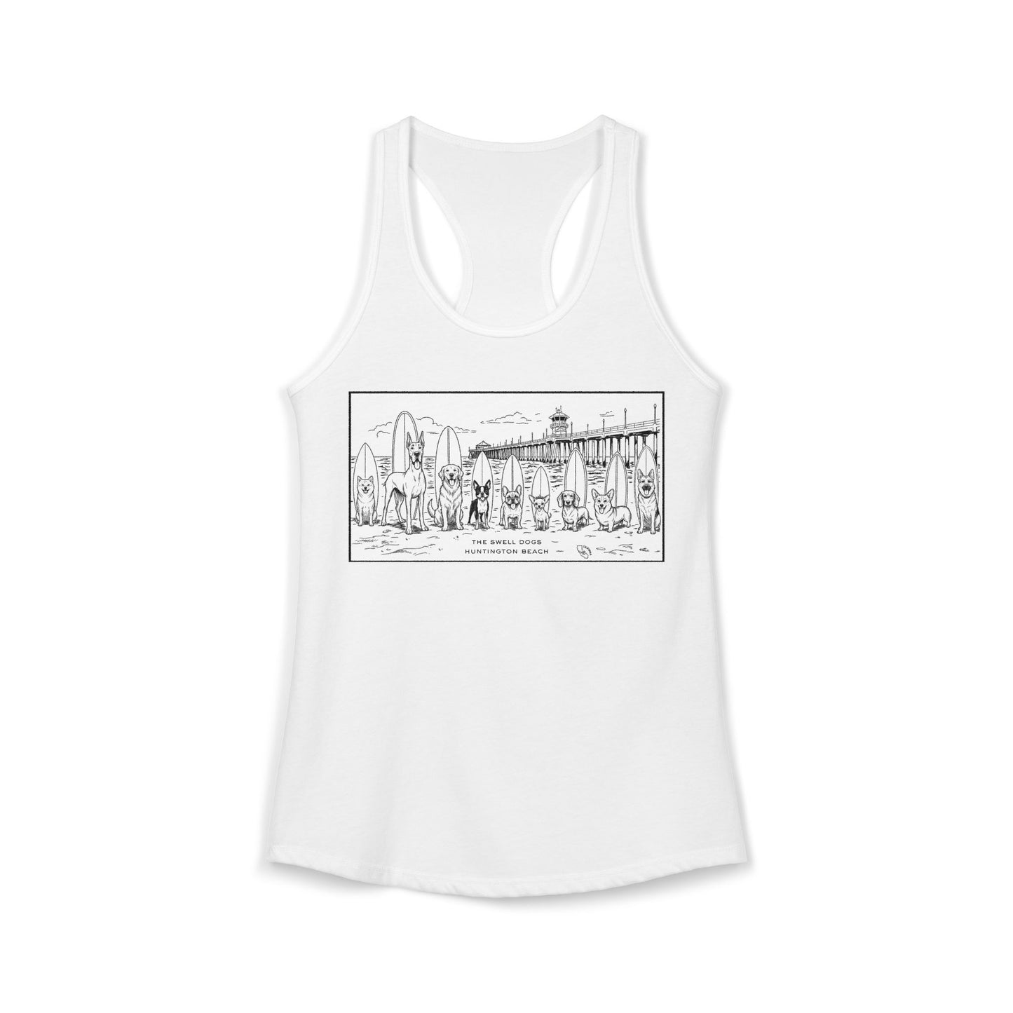 The Swell Dogs Heat One Racerback Tank