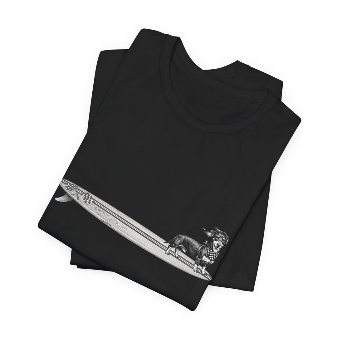 Dachshund Racing Flags T-shirt