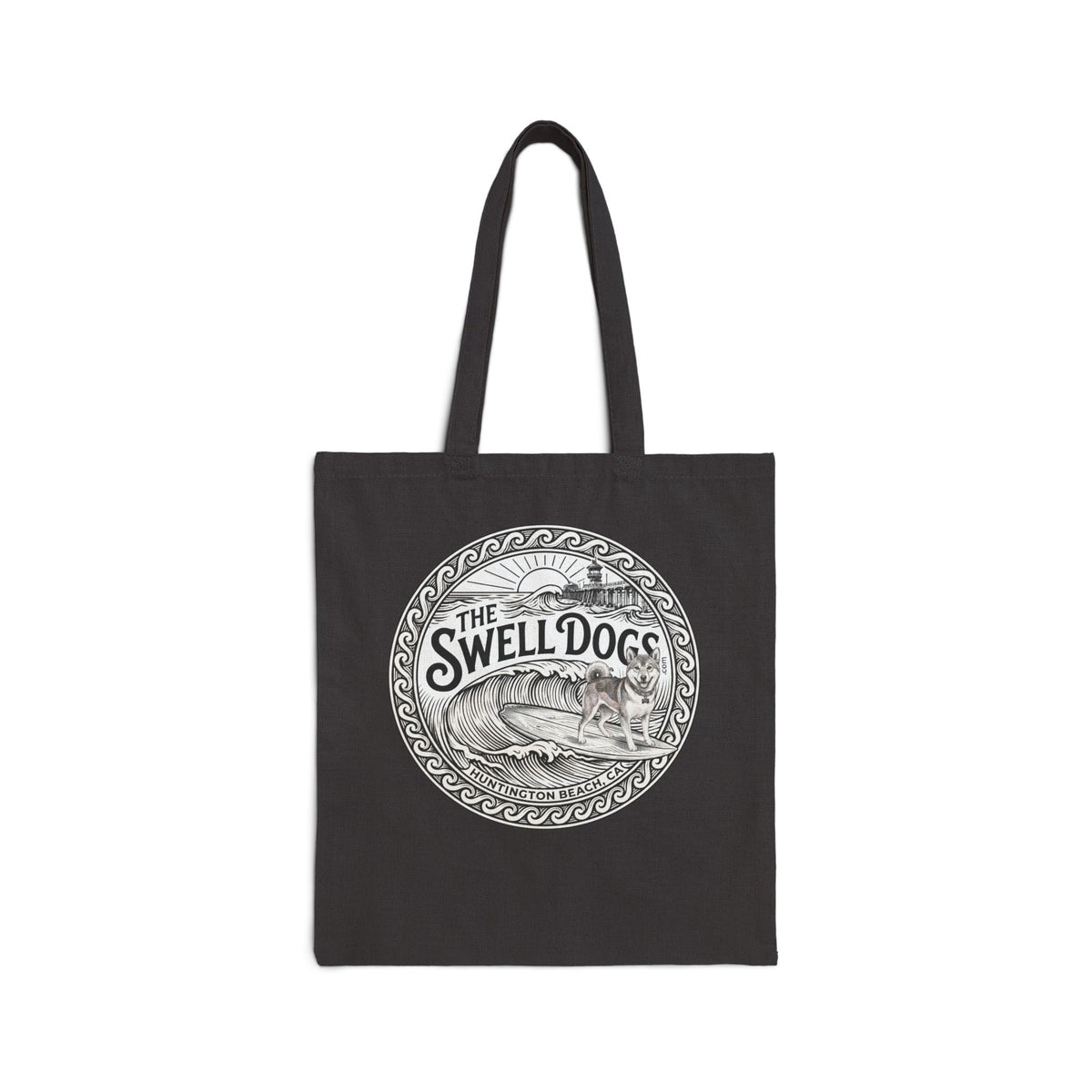 Shiba Inu Swell Dogs Beach Tote