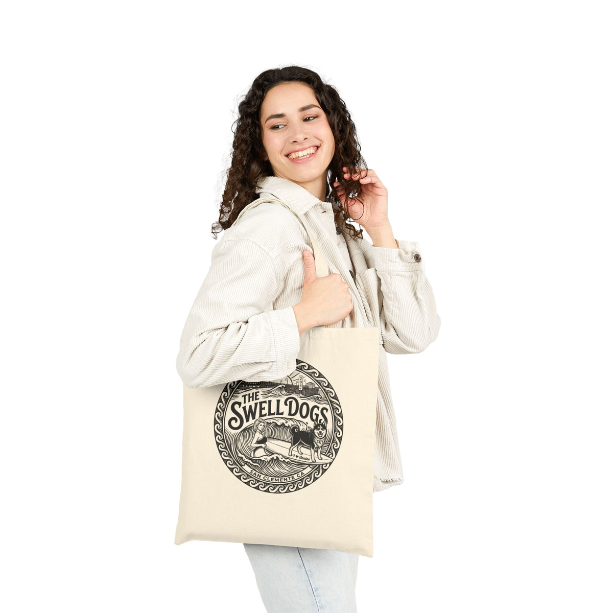 Annine & Sky Swell Dogs Beach Tote