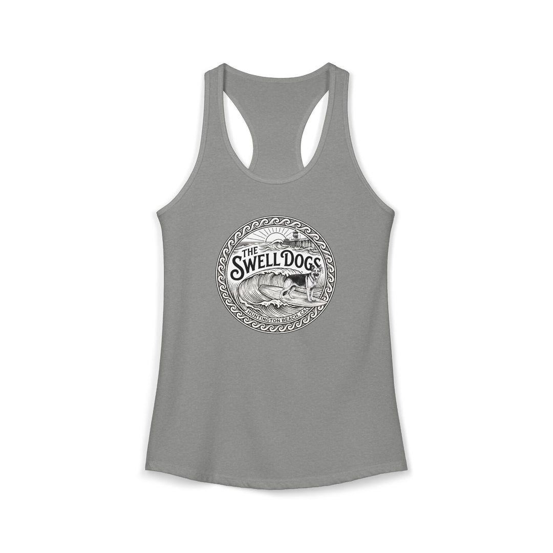 German Shepherd Swell Dogs Racerback Tank