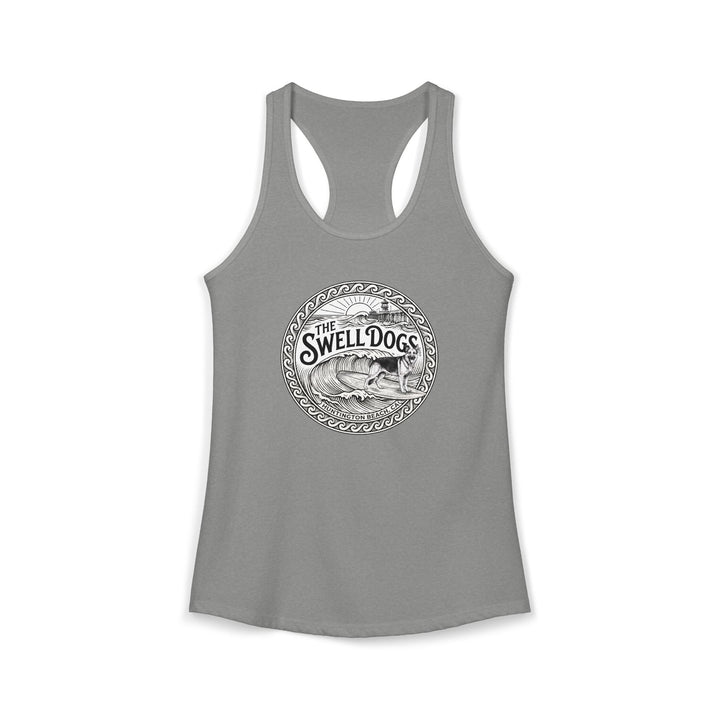German Shepherd Swell Dogs Racerback Tank
