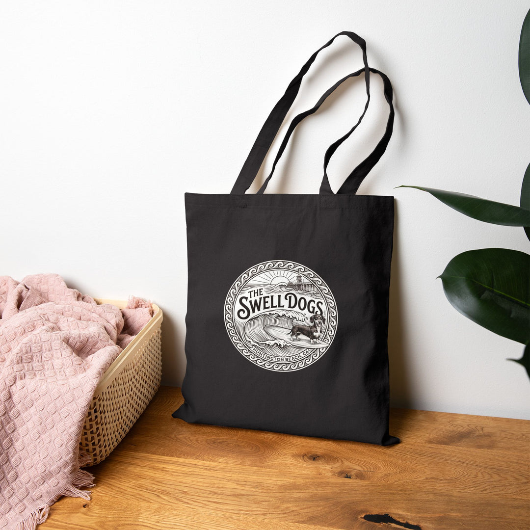 Dachshund Swell Dogs Beach Tote