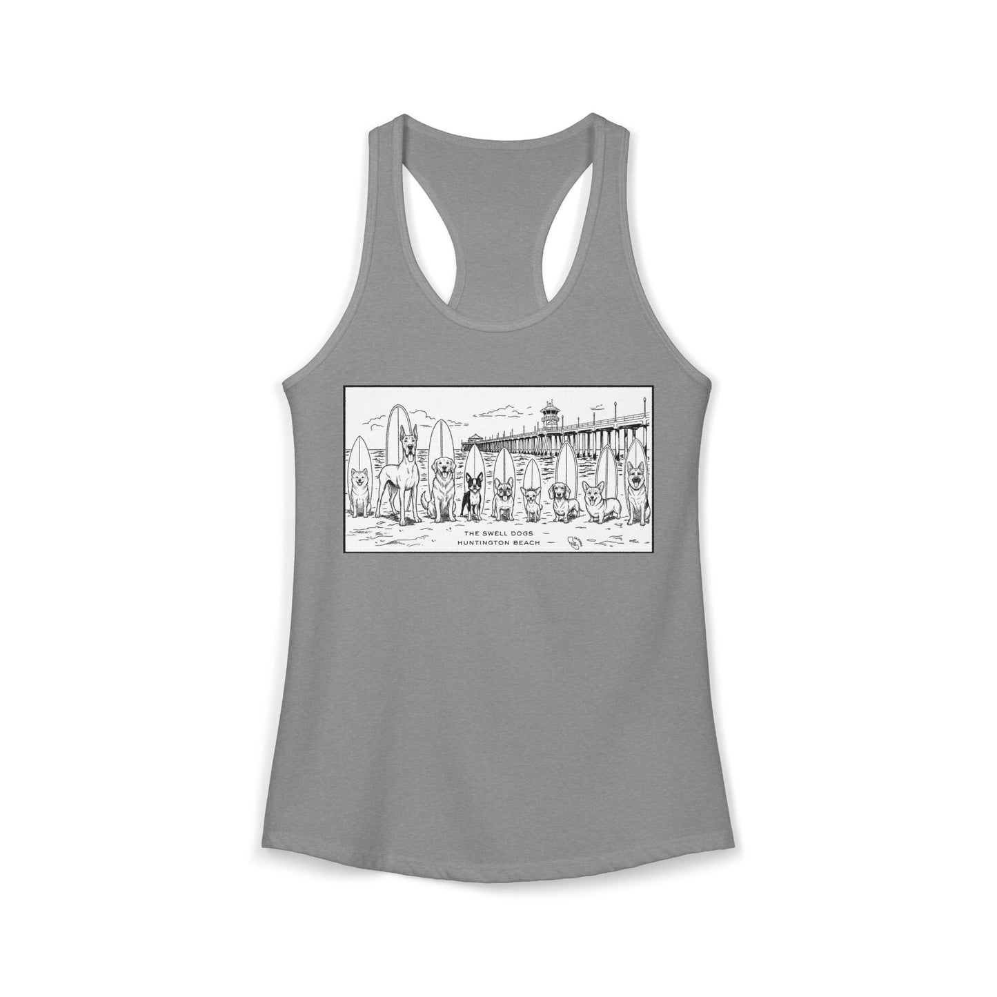 The Swell Dogs Heat One Racerback Tank