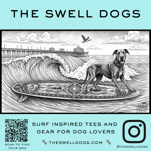 The Swell Dogs Great Dane Sticker