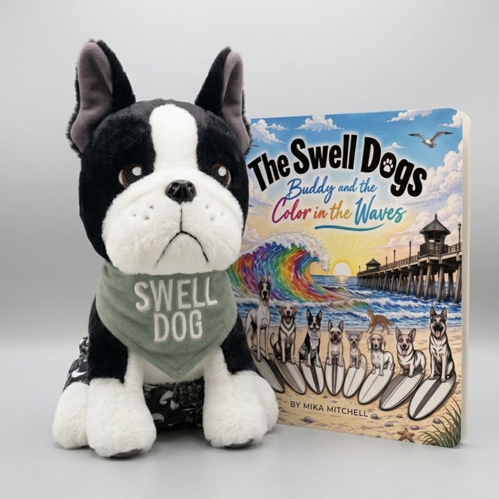 Buddy and the Color in the Waves — Book + Plush (Pre-Order)