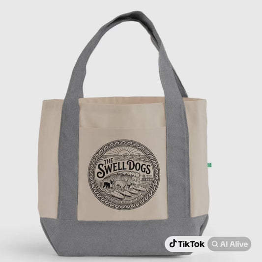 The Swell Dogs Logo Mini Tote Bag