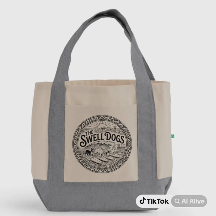 The Swell Dogs Logo Mini Tote Bag