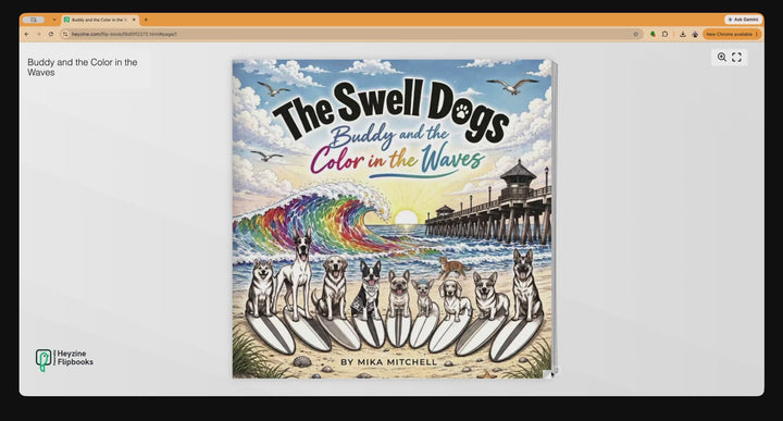 Buddy and the Color in the Waves — The Swell Dogs Book One